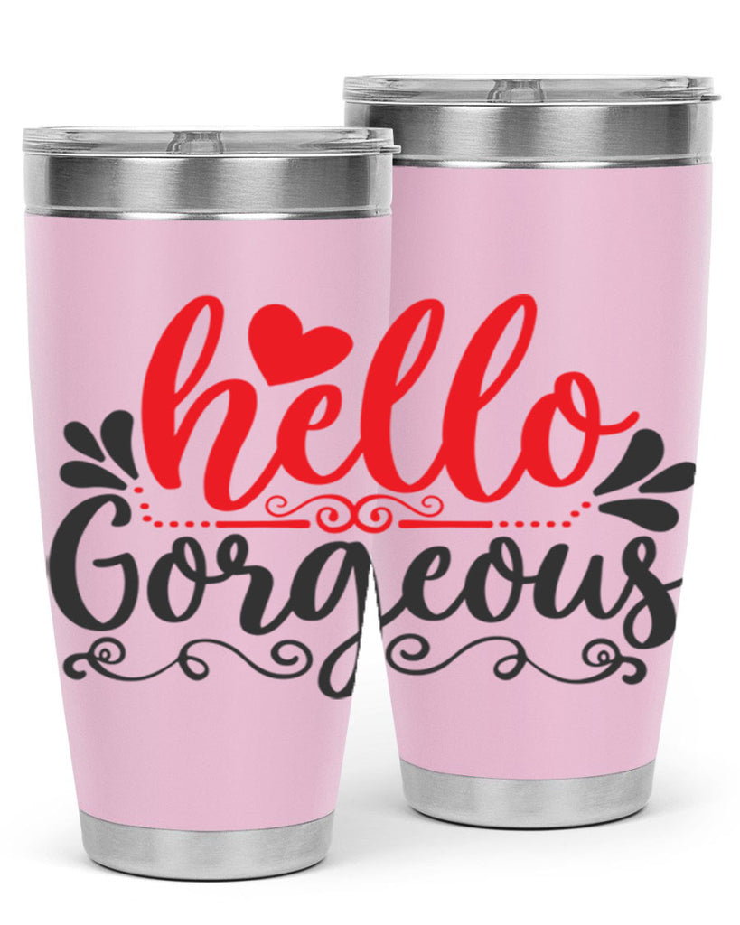 hello gorgeous Style 155#- make up- Tumbler
