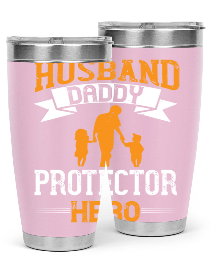 husband daddy protector hero 252#- fathers day- Tumbler