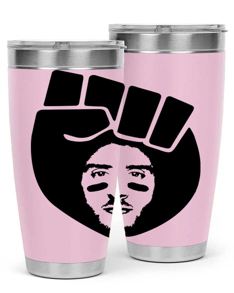 kaepernick fist hair 22#- black men - boys- tumbler
