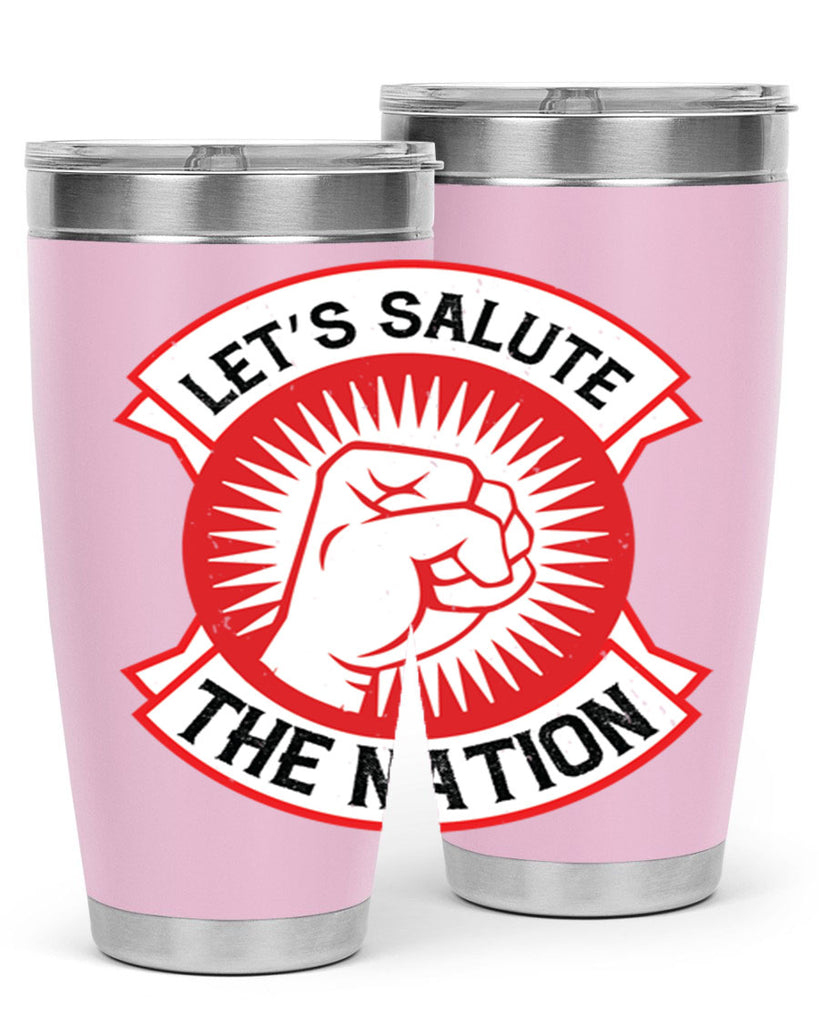 lets selut the nation Style 126#- Fourt Of July- Tumbler