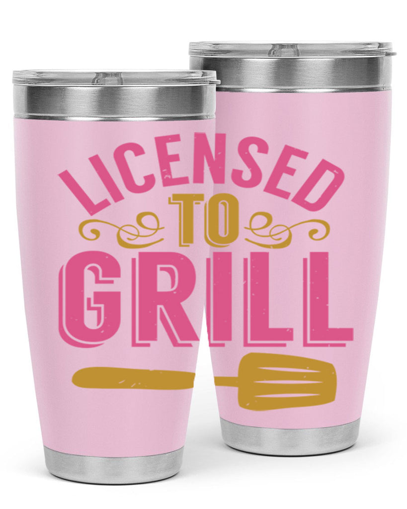 licensed to grill 24#- bbq- Tumbler