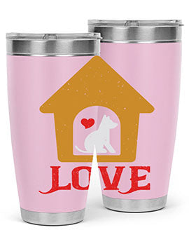 love Style 161#- dog- Tumbler