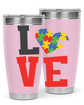 love Style 29#- autism- Tumbler