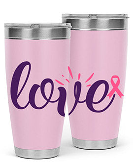 love Style 7#- breast cancer- Tumbler