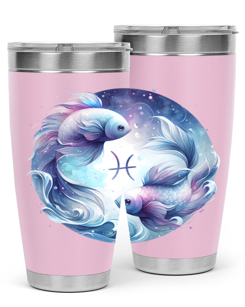 pisces 349#- zodiac- Tumbler