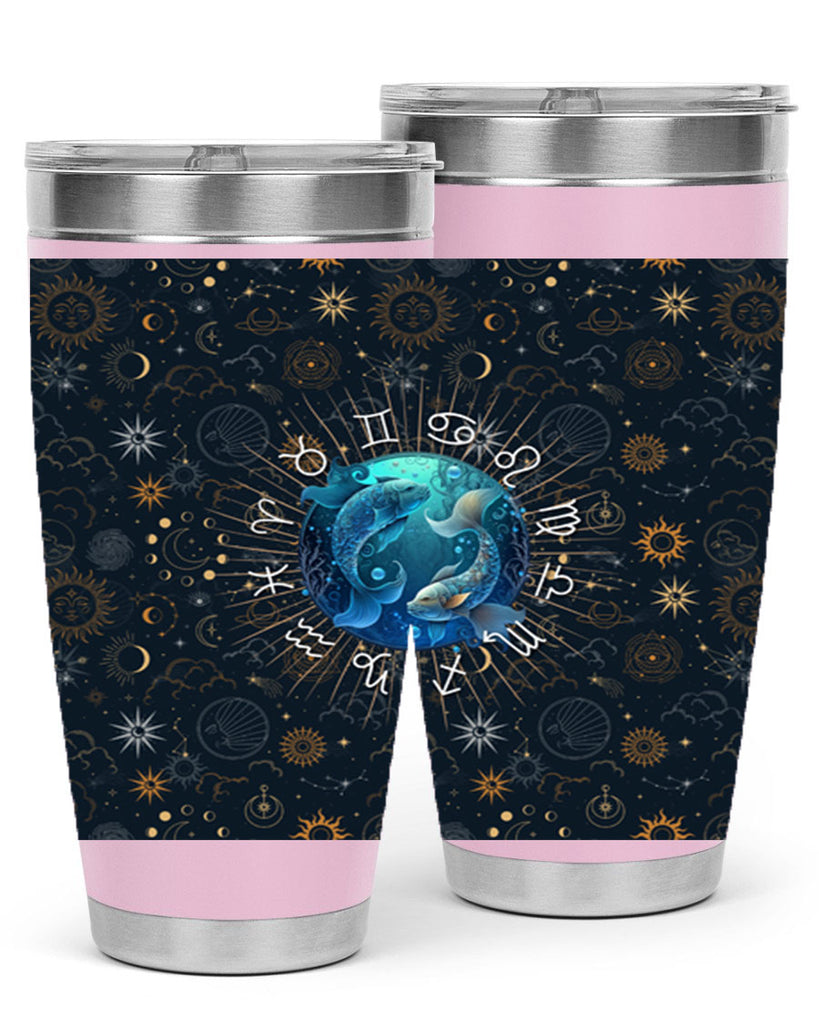 pisces Straight 366#- zodiac- Tumbler