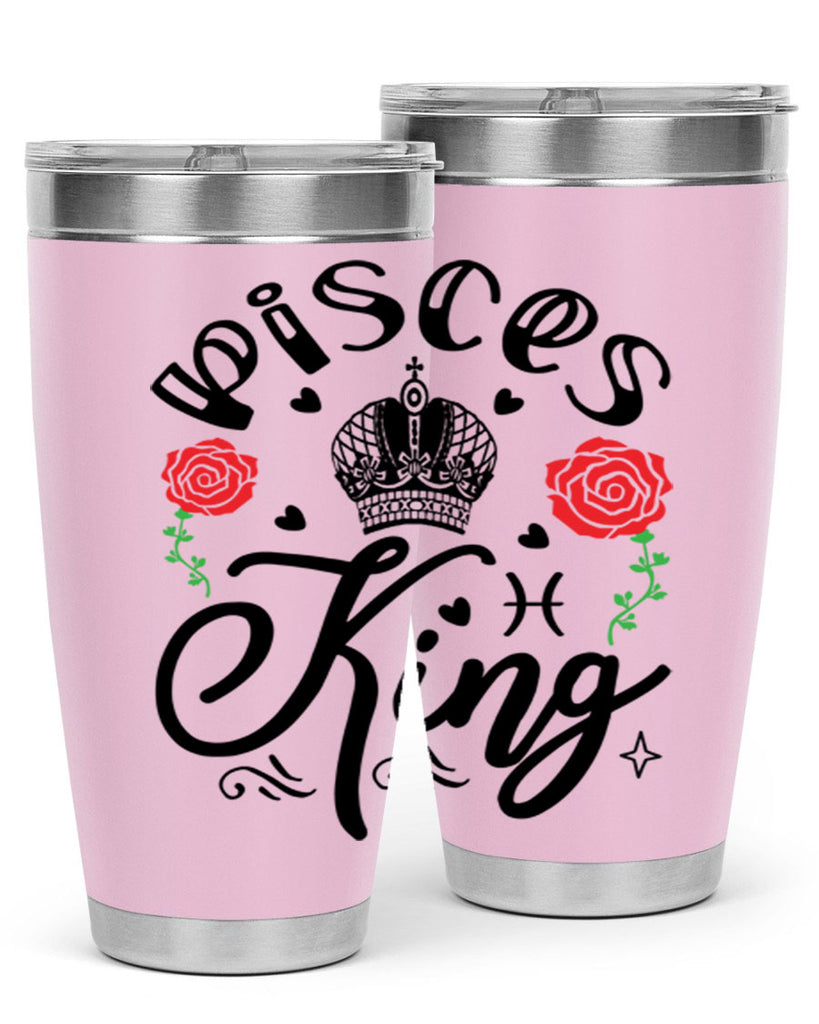 pisces king 375#- zodiac- Tumbler