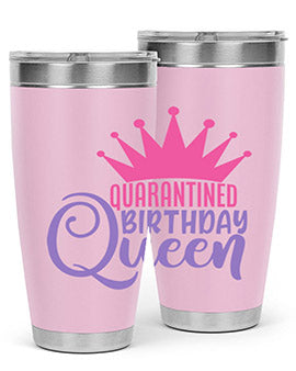 quarantined birthday queen Style 46#- corona virus- Tumbler