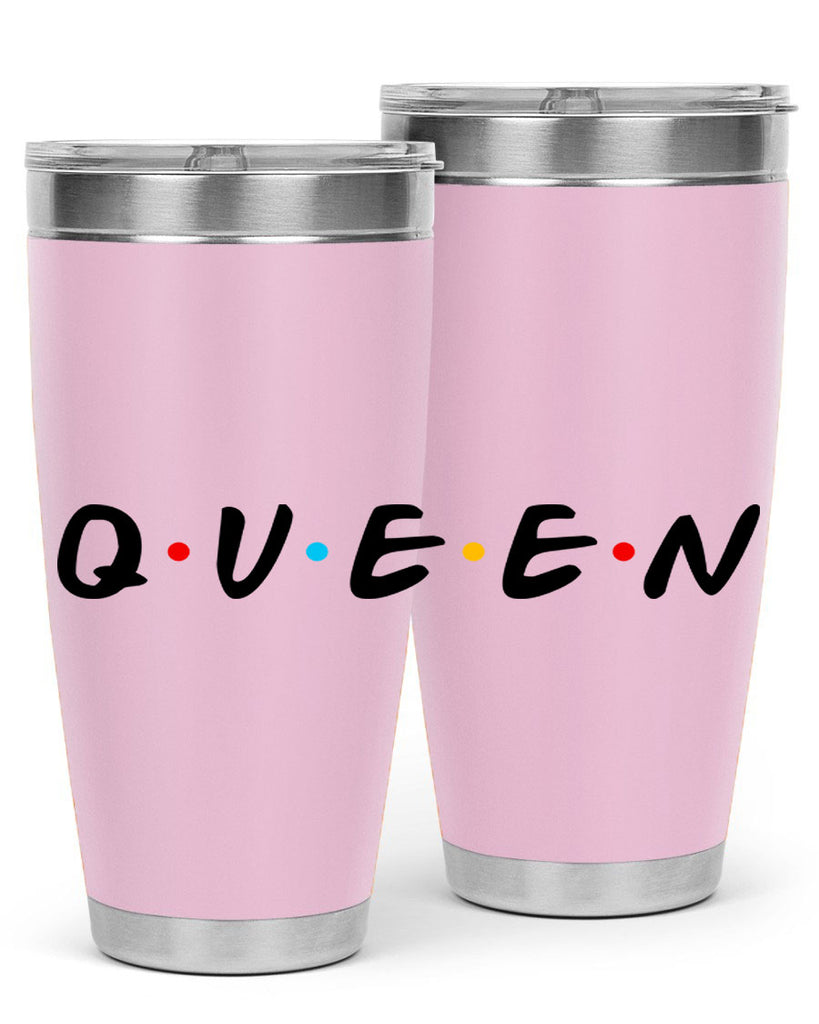 queen friends 49#- black words phrases- Cotton Tank