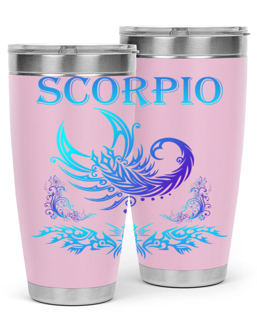 scorpio 449#- zodiac- Tumbler