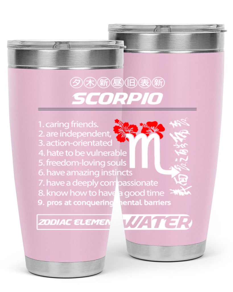 scorpio 456#- zodiac- Tumbler