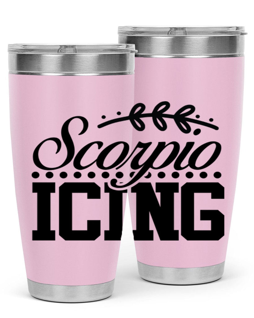 scorpio icing 442#- zodiac- Tumbler