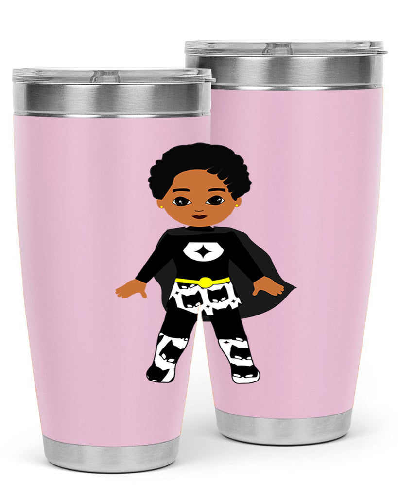 super kid 11#- black men - boys- tumbler