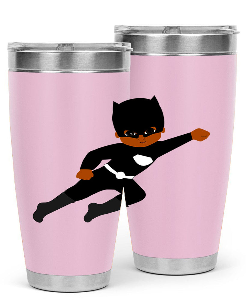 super kid 12#- black men - boys- tumbler