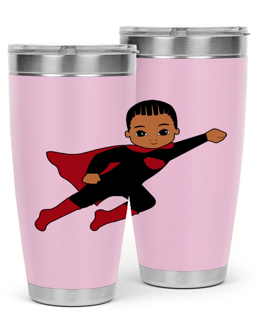 super kid 16#- black men - boys- tumbler