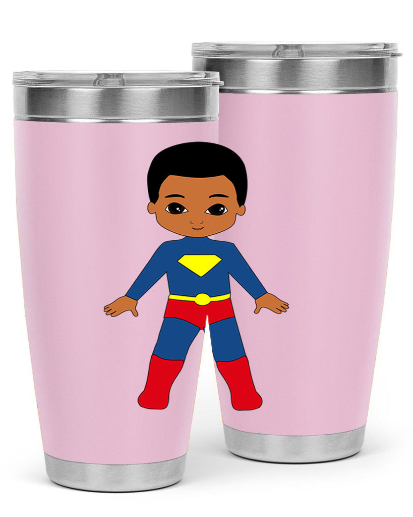 super kid 2#- black men - boys- tumbler