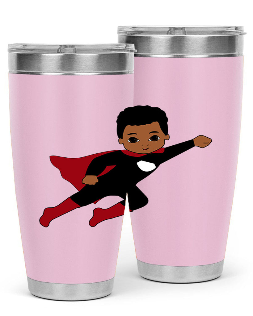 super kid 5#- black men - boys- tumbler