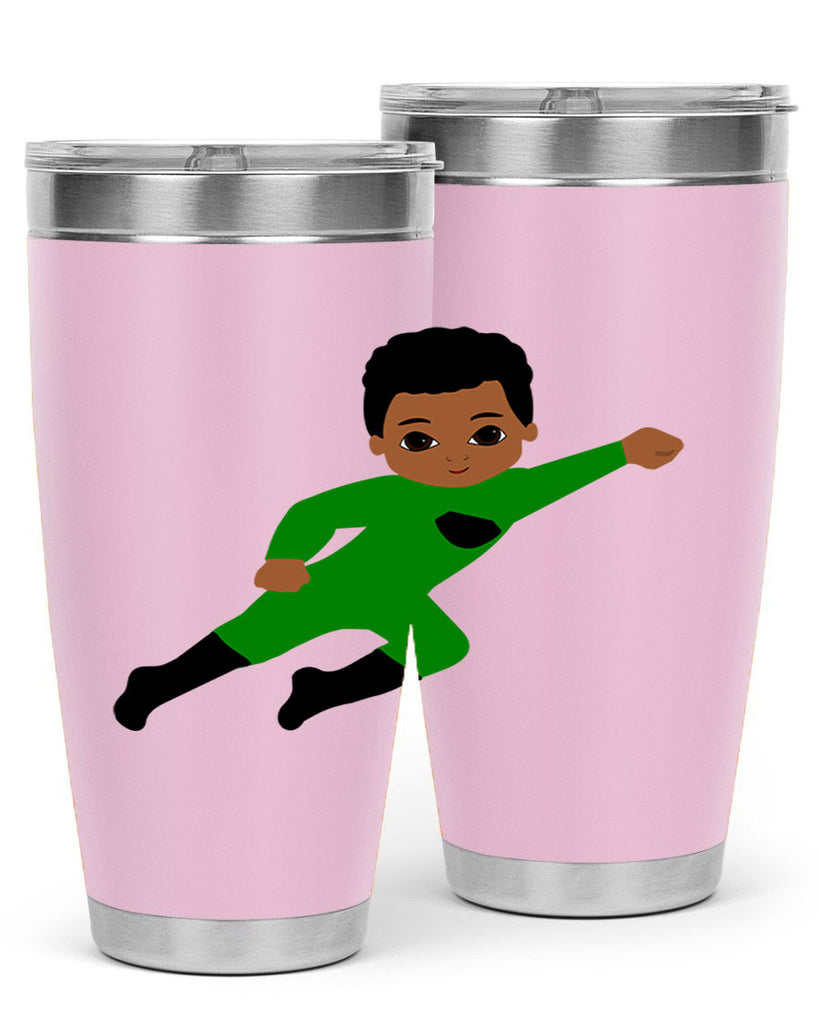 super kid 6#- black men - boys- tumbler
