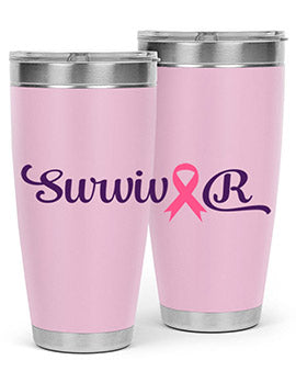 survivor Style 3#- breast cancer- Tumbler