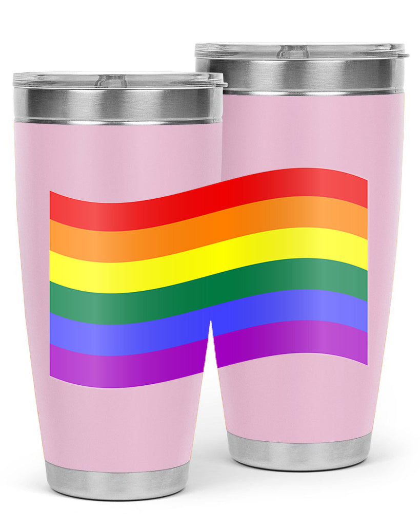 wavy rainbow flag 1#- lgbt- Tumbler