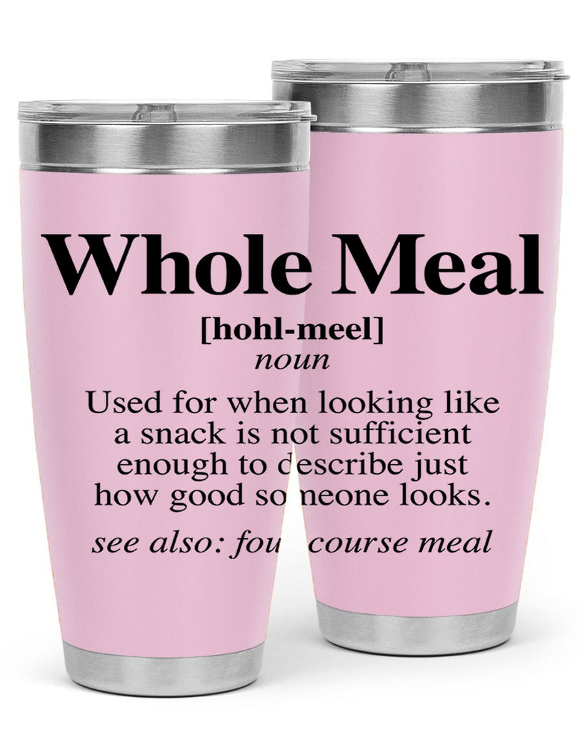 whole meal 10#- black words phrases- Cotton Tank