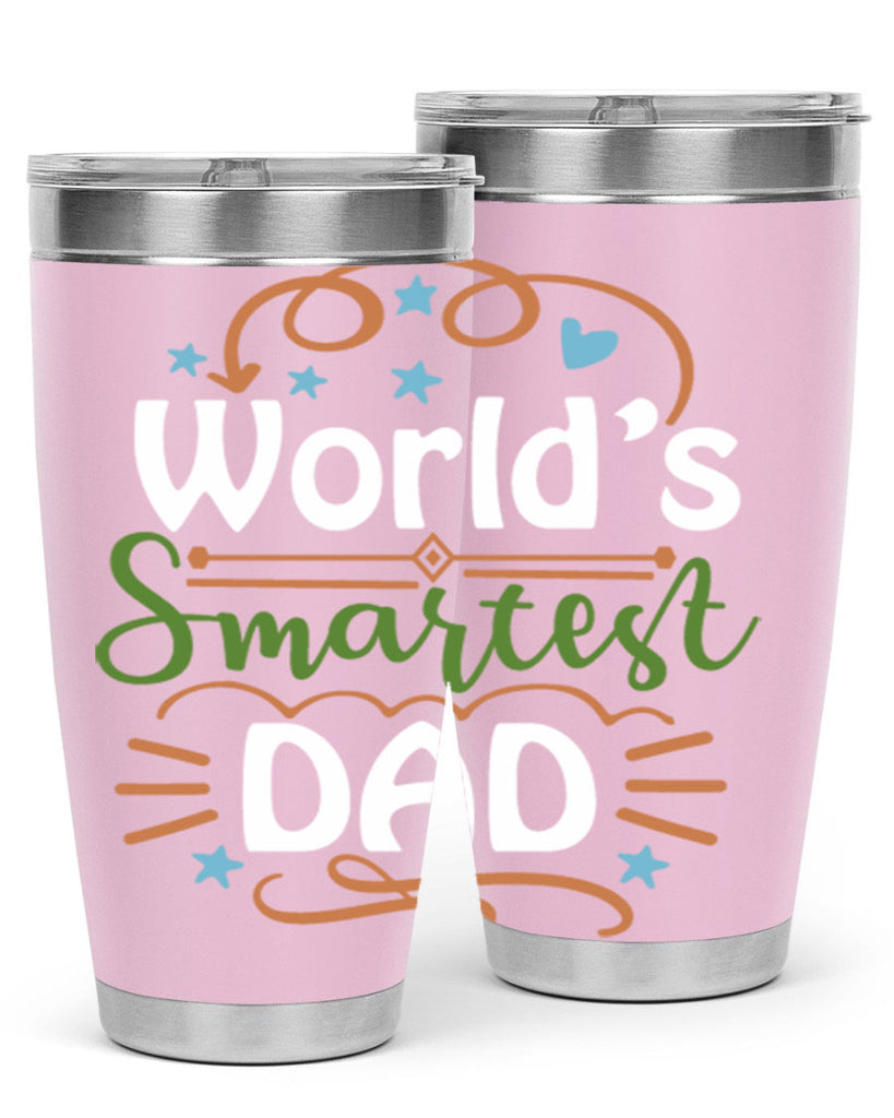 world’s smartest dad 2#- fathers day- Tumbler