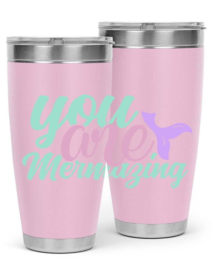 you are mermazing 9#- mermaid- Tumbler