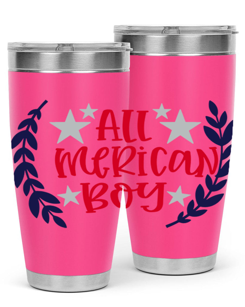 All Merican Boy Style 143#- Fourt Of July- Tumbler
