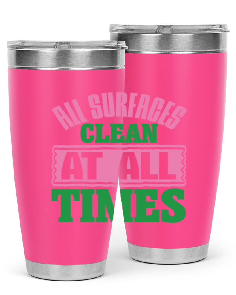 All surfaces clean at all times Style 1#- cleaner- tumbler