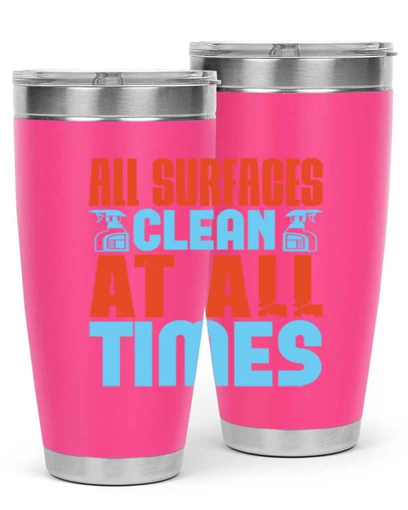 All surfaces clean at all times Style 2#- cleaner- tumbler