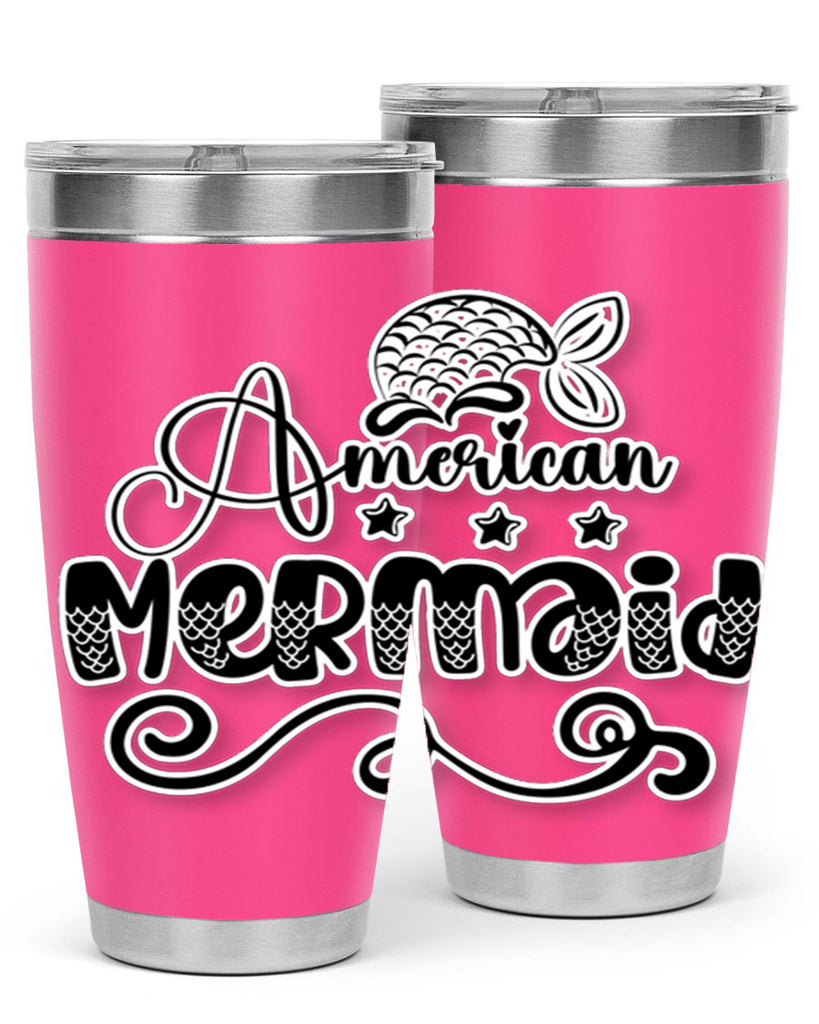 American Mermaid 15#- mermaid- Tumbler