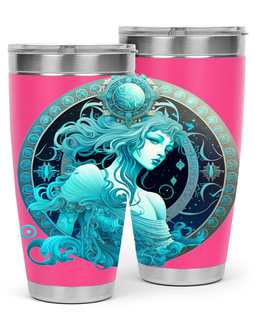 Aquarius 63#- zodiac- Tumbler