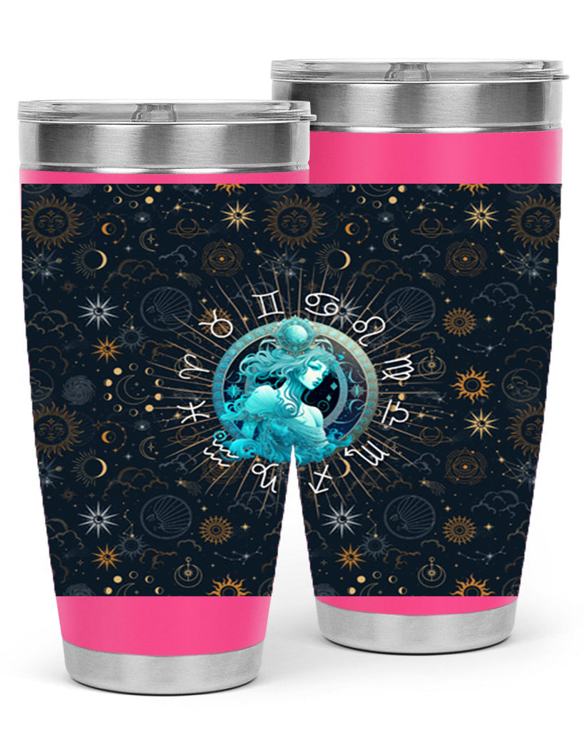 Aquarius Straight 66#- zodiac- Tumbler