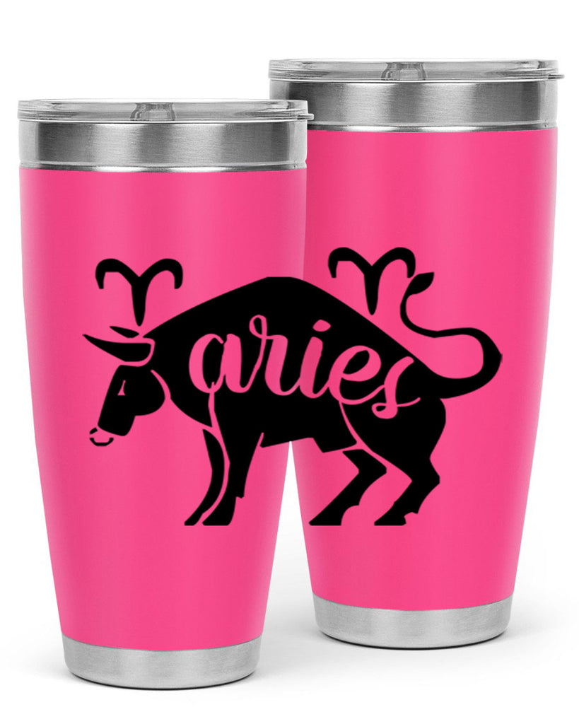 Aries 104#- zodiac- Tumbler