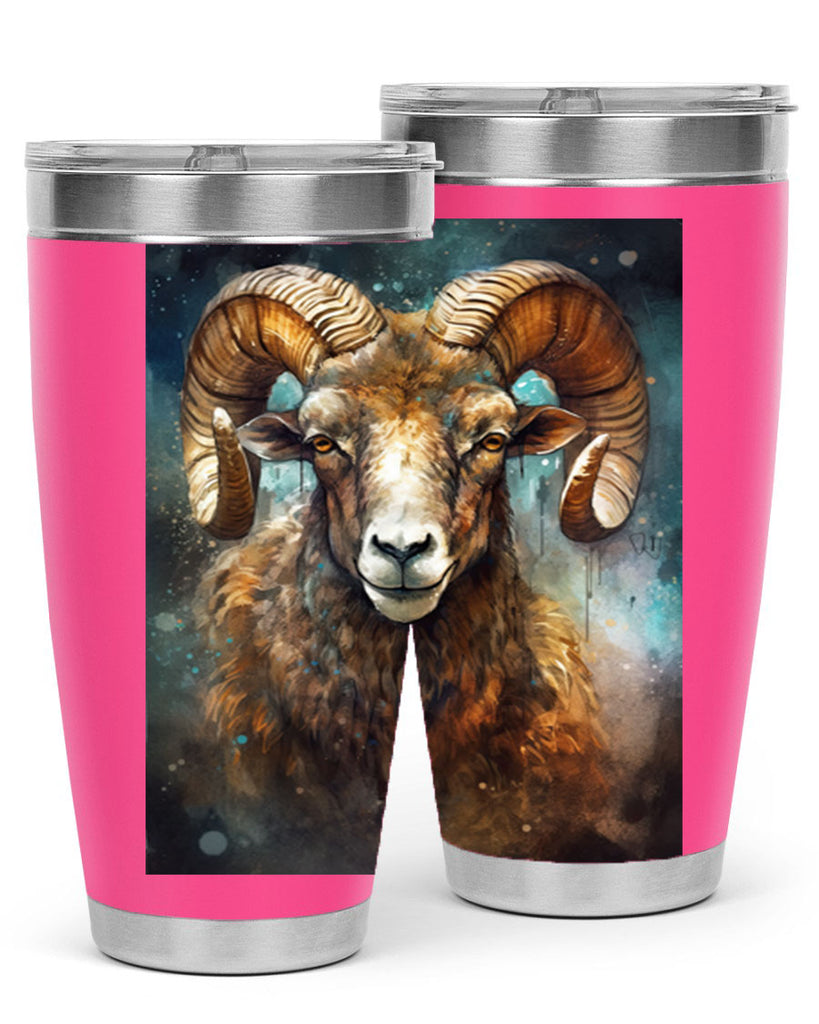 Aries 54#- zodiac- Tumbler