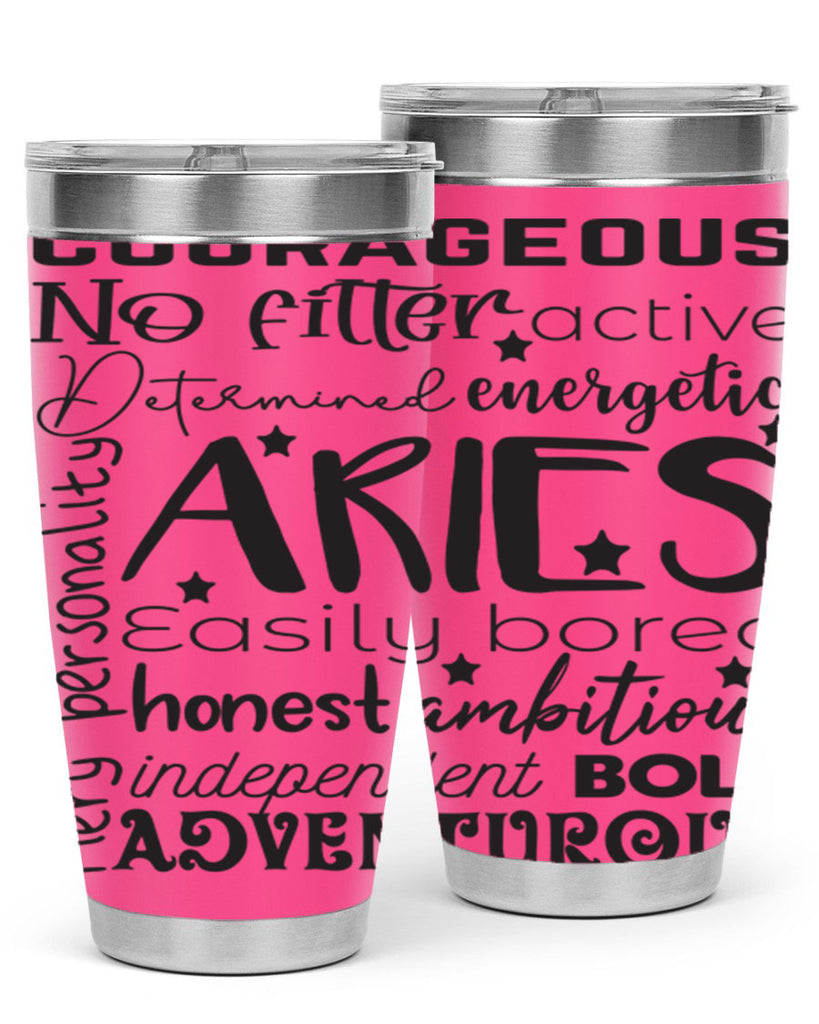 Aries 564#- zodiac- Tumbler