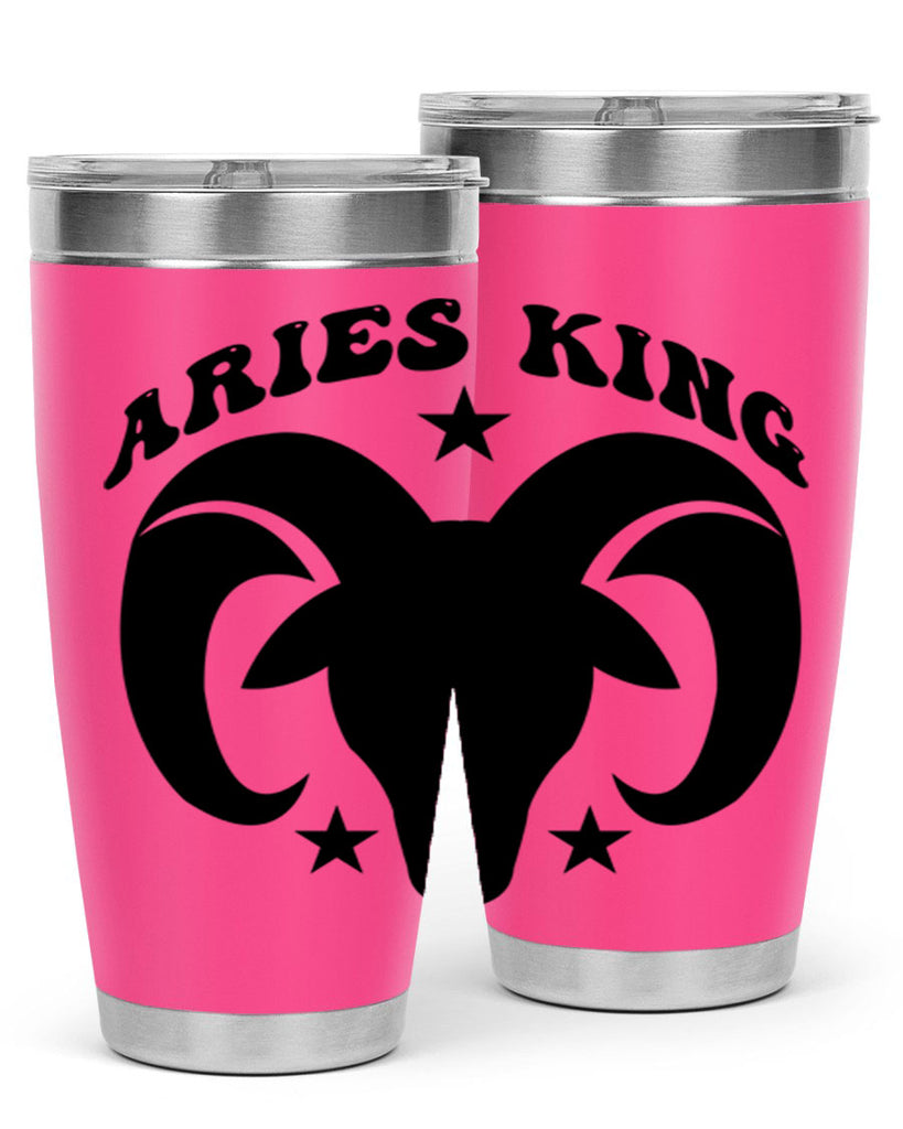 Aries king 110#- zodiac- Tumbler