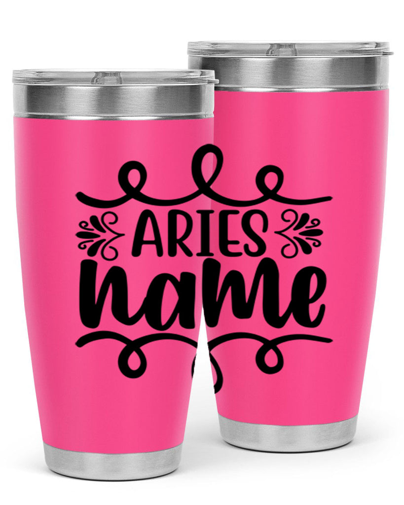 Ariesname 112#- zodiac- Tumbler
