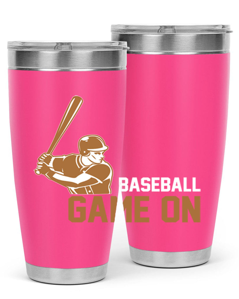 Baseball game 1446#- baseball- Tumbler