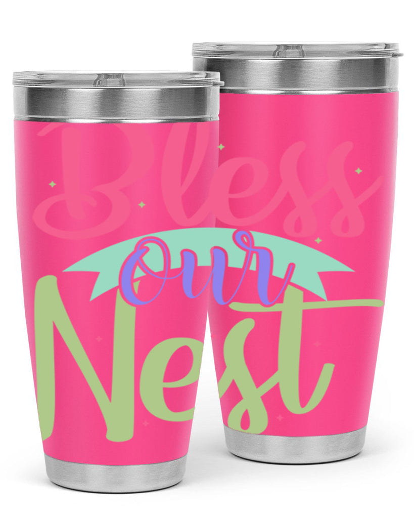 Bless our nest 49#- spring- Tumbler