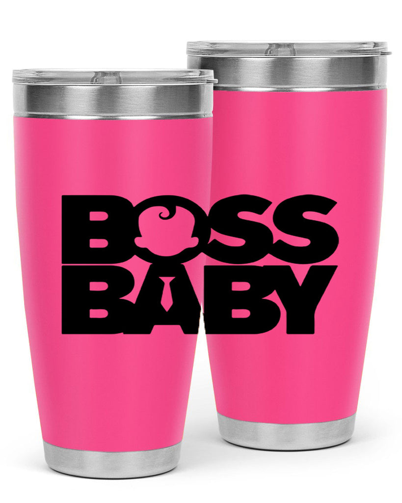 Boss Baby On Board 1#- black words phrases- Cotton Tank