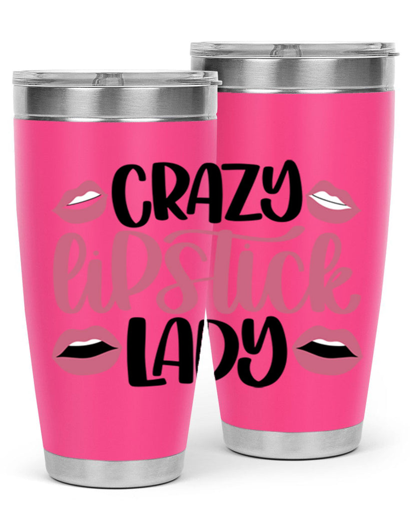 Crazy Lipstick Lady Style 107#- make up- Tumbler