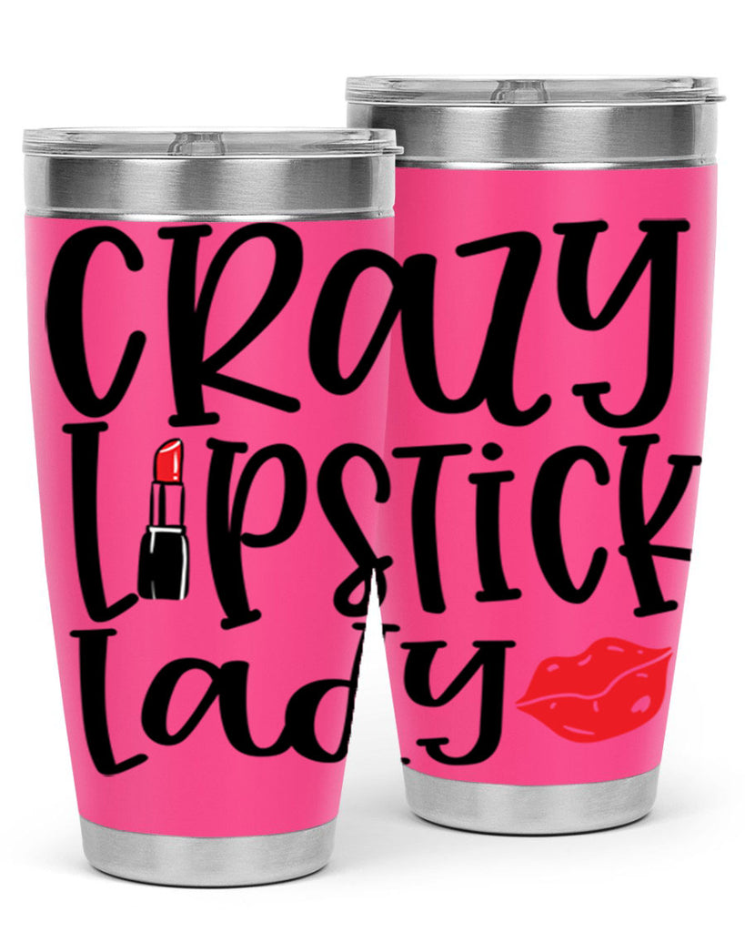Crazy Lipstick Lady Style 240#- make up- Tumbler
