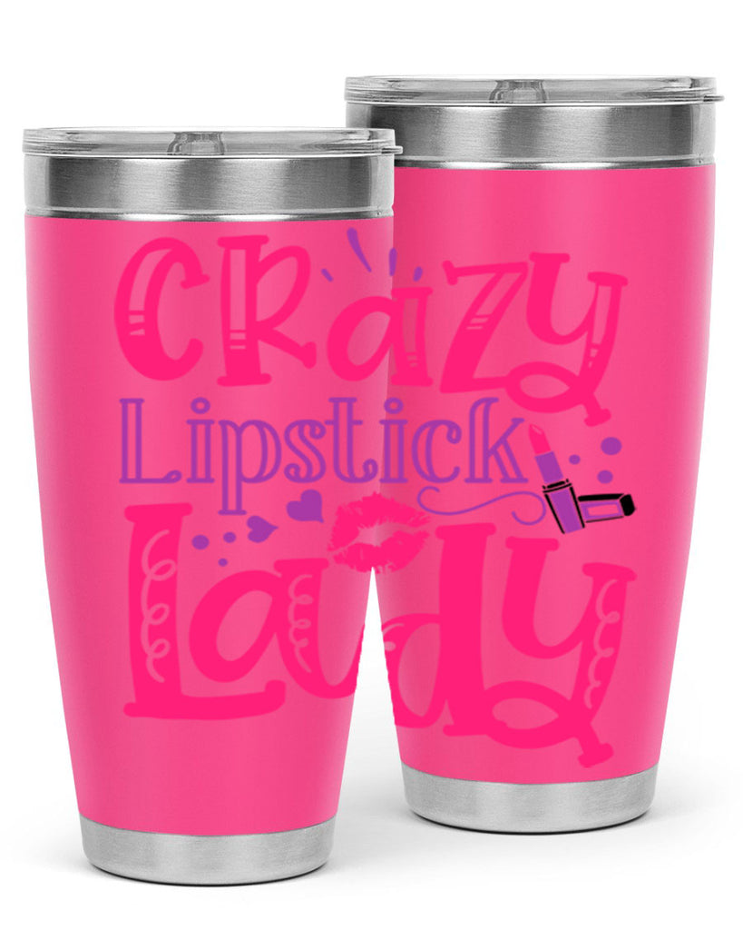 Crazy Lipstick Lady Style 241#- make up- Tumbler