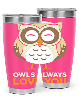 Cute Owl Always Love You A TurtleRabbit 3#- owl- Tumblers