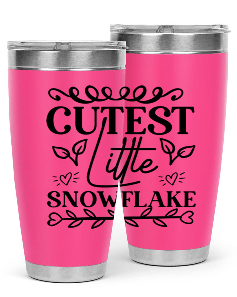 Cutest Little Snowflake 88#- winter- Tumbler
