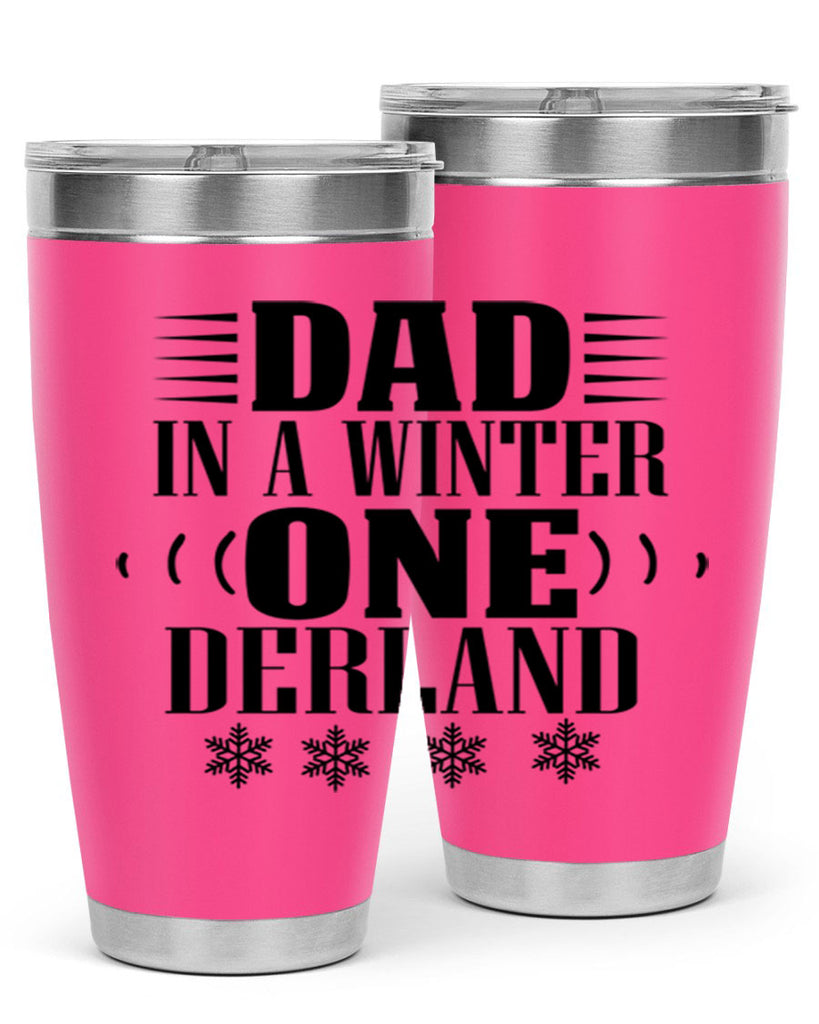 DAD IN A WINTER ONE DERLAND 91#- winter- Tumbler