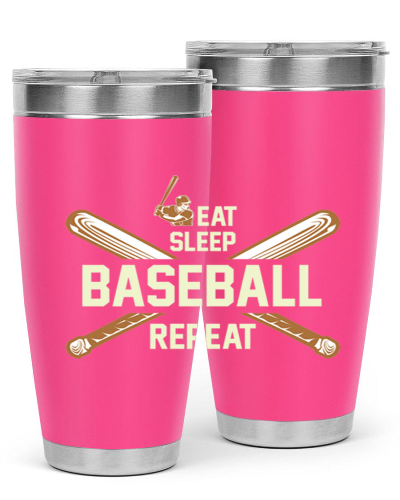 Eat 1285#- baseball- Tumbler