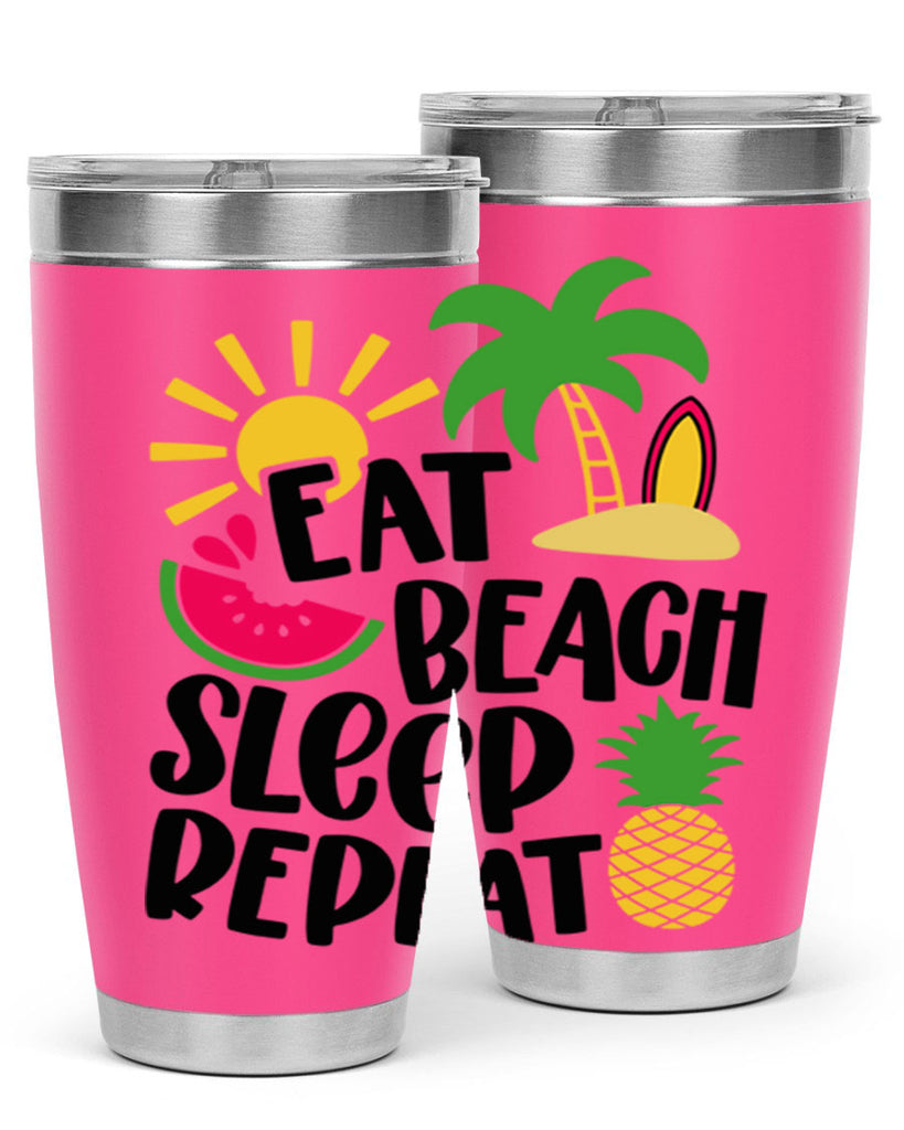 Eat Beach Sleep Repeat Style 47#- summer- Tumbler