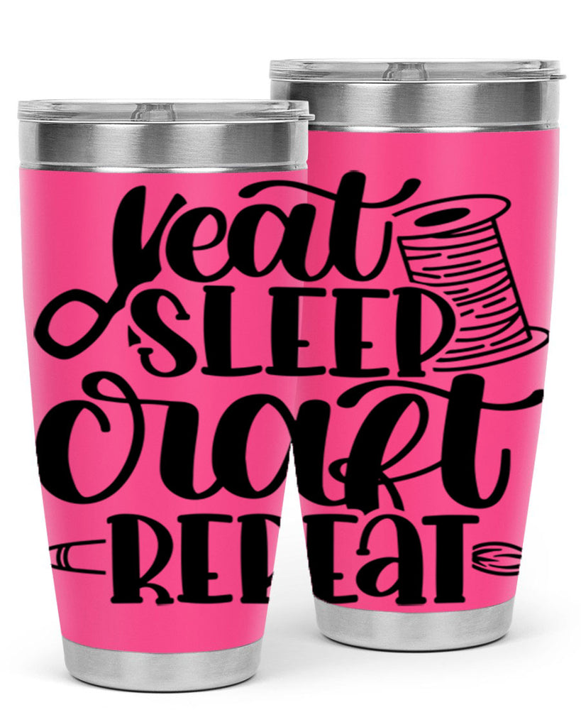 Eat Sleep Craft Repeat 29#- crafting- Tumbler